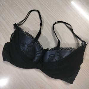 Elegant Black Lace Bra