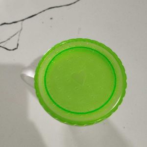 Floral Mug with Lid