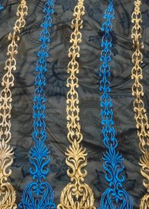 Elegant Black &amp; Blue Saree