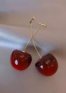 Cute Cherry Drop Earrings