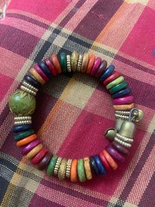 Boho Beaded Bracelet with Bells