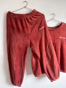 Cozy Velour Two-Piece Lounge Set