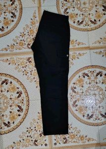 HIGHLANDER Black Cargo Pants