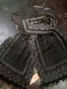 Authentic Reversible Versace Wool Scarf
