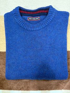 Blue Knit Sweater