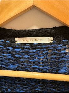 Blue &amp; Black Knit imported Cardigan
