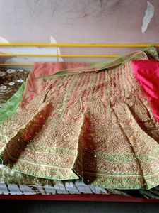 Lehnga saree fixed