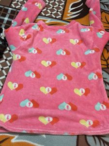 Cute Heart Print Top