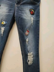 Distressed Denim Jeans