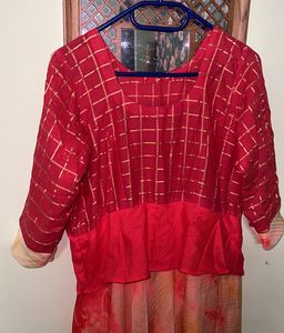 Anarkali Tie &amp; Dye Long Gown Designer Dress