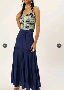 Patchwork Floral Print Corset Top