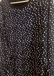 Polka Dot Long Sleeve Sweater