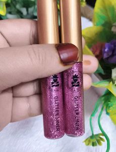 BOBI Glitter Eyeliner- Pink, 5ml EACH| DUO
