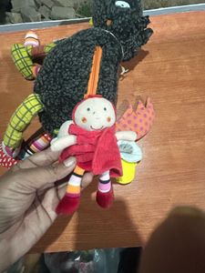 Gund Baby Big Bad Wolf Plush Rattle Little Red