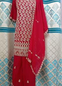 NEW Heavy Hot Pink Palazzo Set 40"