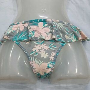 Floral Ruffled⚛️ Bikini Bottoms