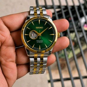 Latest Seiko Presage Open Heart Cocktail Time Gras