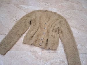 Fuzzy Button-Up Cardigan