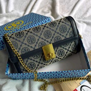 Tory Burch Monogram Chain Shoulder Bag WD BOX