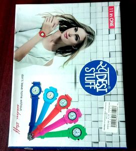 11Multiple Colors Belts Watch For Girls And Women