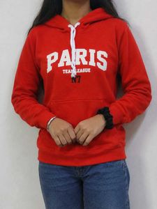 Red Paris League Hoodie
