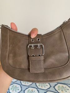 h and m brown shoulder bag