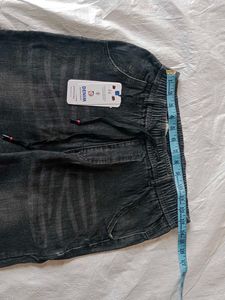 Comfy Black Denim Joggers