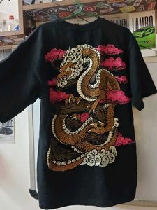 Monster Dragon Graphic T-Shirt oversized