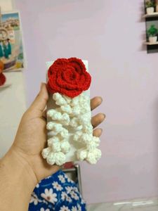 Handmade Crochet Rose Hair Pins