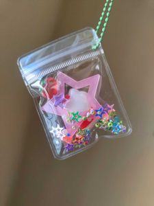 Kawaii Shaker Glow-in-the Dark Charm Keychain