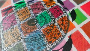 Mandala Artwork On Canvas