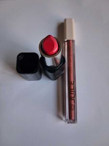 Red Lipstick & Lip Gloss Set