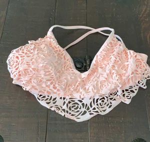 Lace Ruffle Bralette