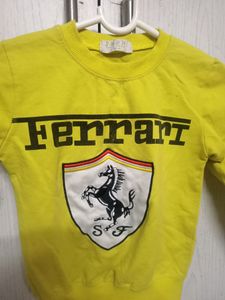 Vintage Yellow Ferrari Sweatshirt