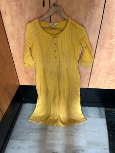 Taavi Yellow Striped Dress
