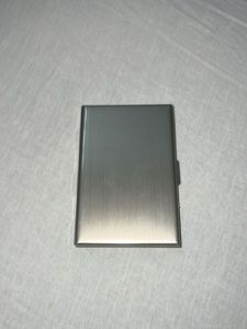 Y2K Sleek Metal Card Holder