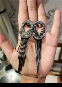 Oxidised Silver Earrings