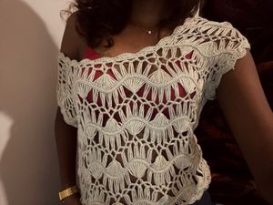 Boho Crochet cover-up