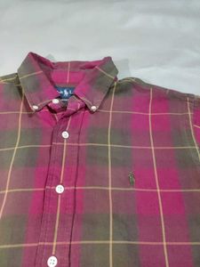 Plaid Button-Down Shirt