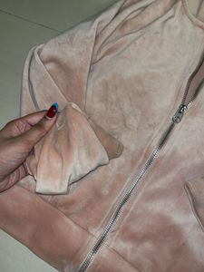velour track suit jacket