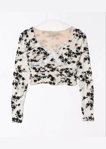 Floral Lace Top- 32-34 bust