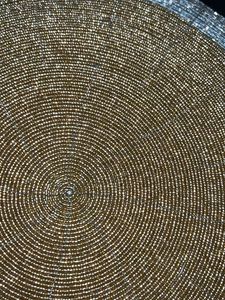 Beautiful dining table Beaded  Mat / Placema