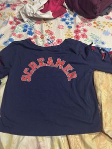 Screamer Navy Blue Graphic Tee