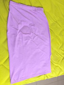 Embellished Lavender Saree with Mirror Work