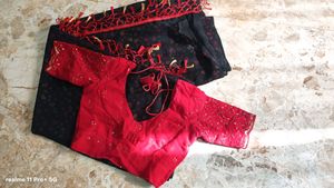 Elegant Saree with Embellished Blouse