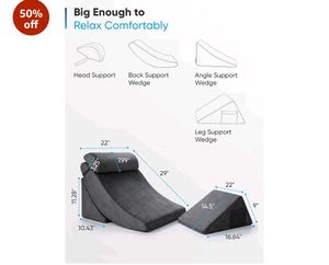 Comfortable Wedge Pillow Set