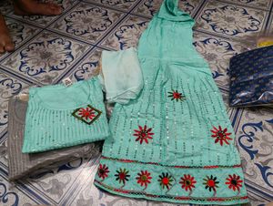 Beautiful Mint Green Kurta Set