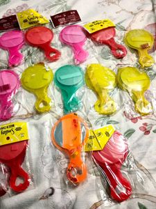 Cute Mirror &amp; Comb Set - Pack of 12