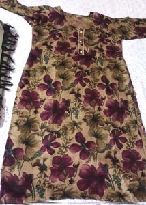 new silk saree with free kurti set