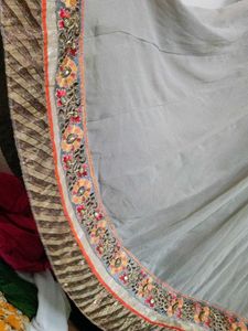 embroidery gown